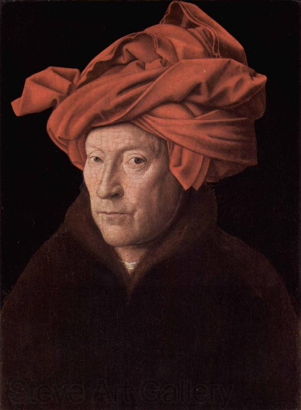 Jan Van Eyck Portrait of a Man France oil painting art